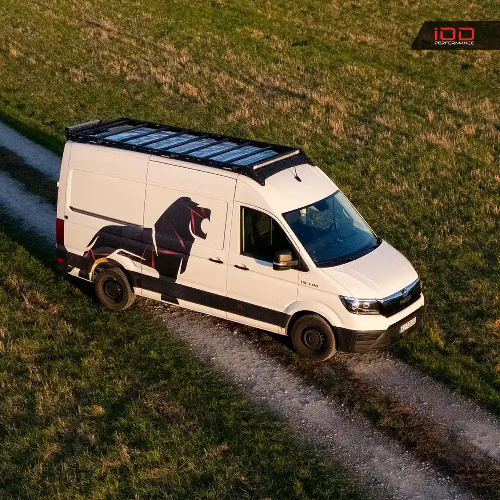 Bagażnik dachowy MAN TGE L4H3 / VW CRAFTER L4H3 Aluminiowy