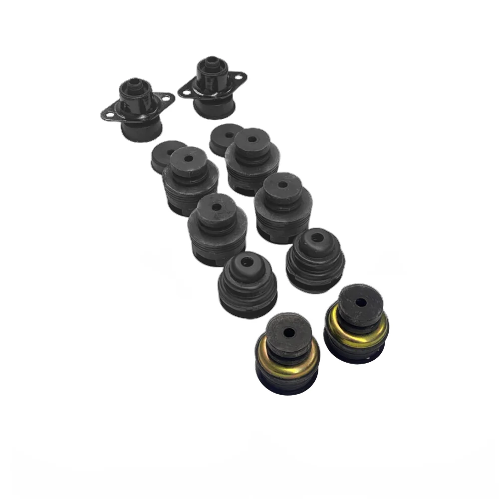 Set of body mounting cushions with frame Nissan Patrol Y60 LWB