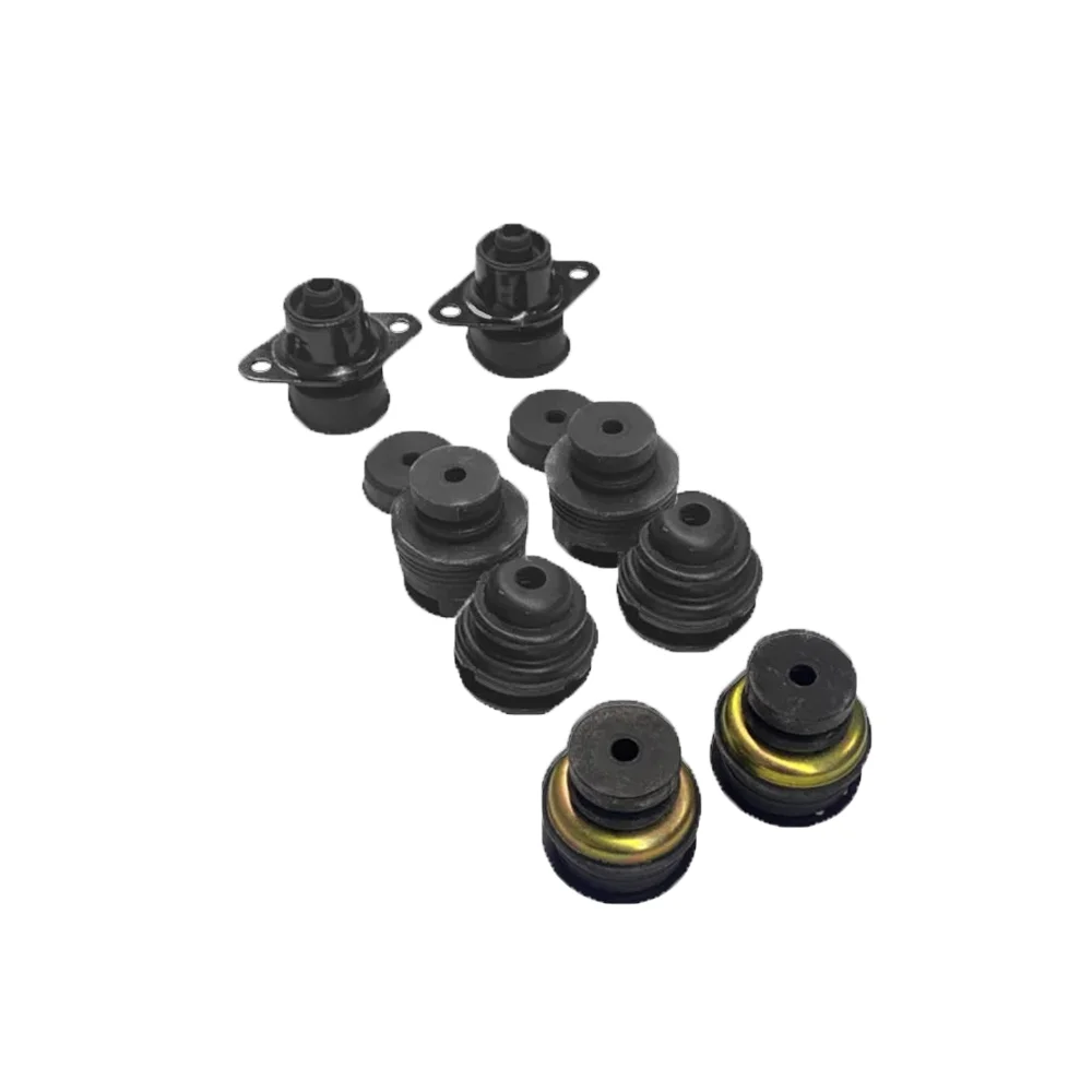 Set of body mounting cushions with frame Nissan Patrol Y61 SWB